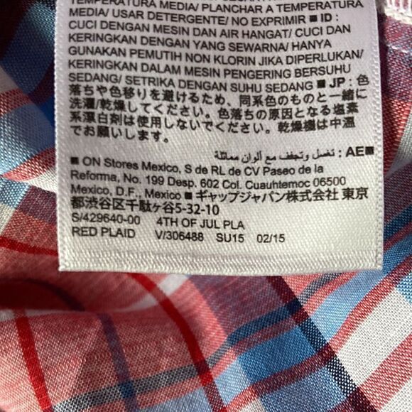 New with tags old navy baby polo plaid 18 to 24 months - Picture 10 of 10